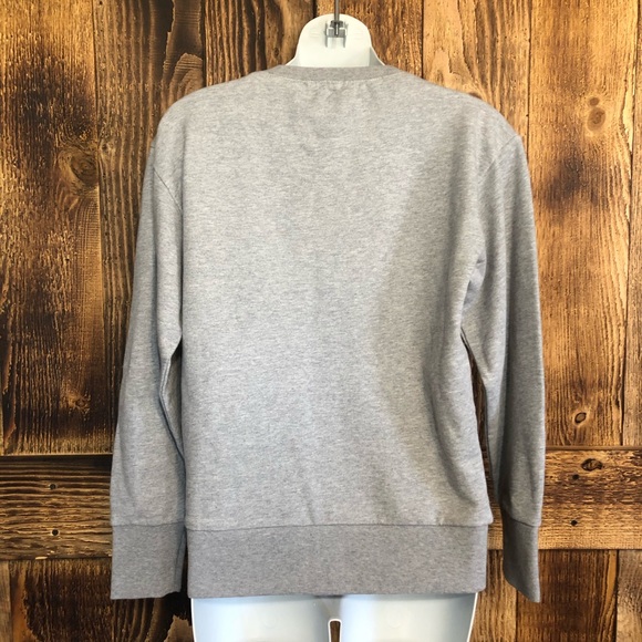 J.Crew NWT Grey Floral Embroidered Sweatshirt - XS - Picture 4 of 7